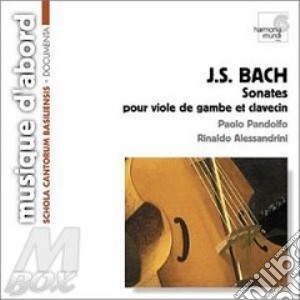Sonata per viola da gamba bwv 1027, 1028 cd musicale di Johann Sebastian Bach