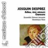 Josquin Desprez - Adieu, Mes Amours - Chansons cd