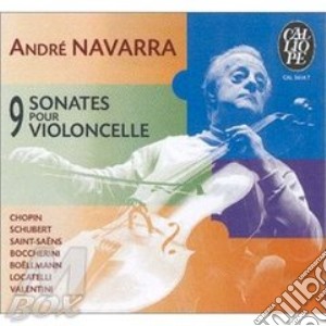 9 sonate per violoncello cd musicale di AndrÉ Navarra