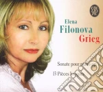 Edvard Grieg - Sonate Pour Piano Op 7, 13 Pieces Lyriques, Scene De Carnaval Op 19 N 3 cd