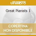 Great Pianists 1 cd musicale di Guild