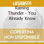 Raining Thunder - You Already Know cd