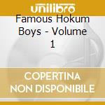 Famous Hokum Boys - Volume 1 cd