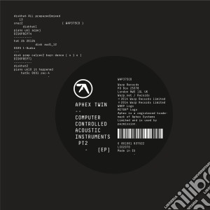 (LP Vinile) Aphex Twin - Computer Controlled Acoustic 2 (Ep 12