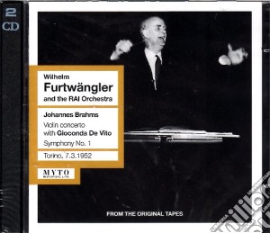 Johannes Brahms - Violin Concerto, Symphony No.1 - Furtwangler (2 Cd) cd musicale di Furtwangler