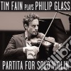 Fain, Tim - Partita For Solo Violin cd