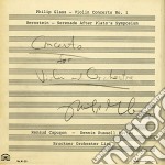 Philip Glass / Leonard Bernstein - Violin Concerto No.1 / Serenade After Plato's Symposium