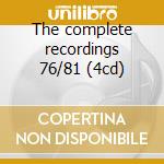 The complete recordings 76/81 (4cd) cd