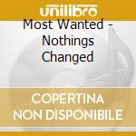 Most Wanted - Nothings Changed cd musicale di Most Wanted