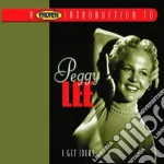Peggy Lee - I Get Ideas cd