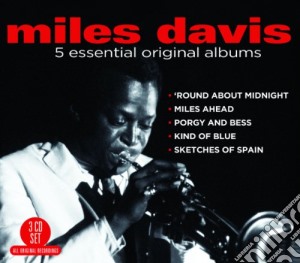 Miles Davis - 5 Essential Original Album (3 Cd) cd musicale di Miles Davis
