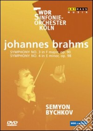 (Music Dvd) Johannes Brahms - Symphony No.3, 4 cd musicale