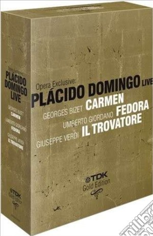 (Music Dvd) Placido Domingo: Live Opera Exclusive (4 Dvd) cd musicale