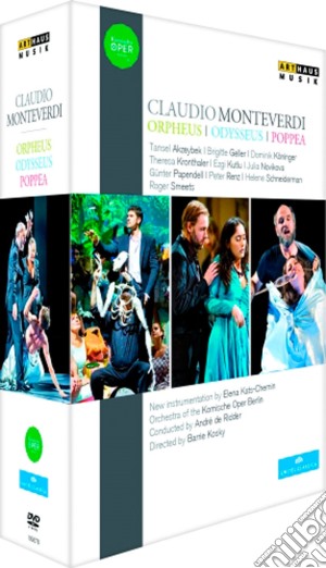 (Music Dvd) Claudio Monteverdi - Orpheus, Odysseus, Poppea (5 Dvd) cd musicale