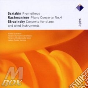 Sergej Rachmaninov / scriabin / Igor Stravinsky - Lubimov - Saraste - Apex: Piano Concerto N.4-prometeo-piano Concerto cd musicale di Rachmaninov-scriabin