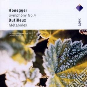 Henri Dutilleux Arthur Honegger - Henri Dutilleux - Munch - Sinfonia N 4 - Metaboles cd musicale di Honegger - dutilleux
