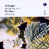 Henri Dutilleux Arthur Honegger - Henri Dutilleux - Munch - Sinfonia N 4 - Metaboles cd