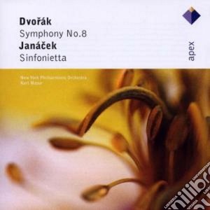 Leos Janacek Antonin Dvorak - Sinfonia N 8 - Sinfonietta cd musicale di Dvorak - janacek\mas