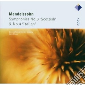 Felix Mendelssohn - Symphony No.3 & 4 cd musicale di Mendelssohn\masur