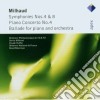 Darius Milhaud - Sinfonie Nos.4 & 8, Piano Concerto, Ballade For Piano & Orchestra cd
