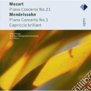 Wolfgang Amadeus Mozart - Mendelssohn - Huang - Masur - Apex: Piano Concerto N. 21 - Capriccio Brillant cd musicale di Mozart - mendelssohn