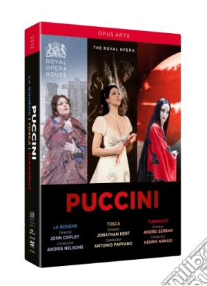 (Music Dvd) Giacomo Puccini - Box Set: La Boheme, Tosca, Turandot cd musicale