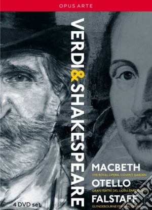 (Music Dvd) Giuseppe Verdi - Shakespere: Macbeth, Otello, Falstaff (4 Dvd) cd musicale