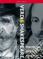 (Music Dvd) Giuseppe Verdi - Shakespere: Macbeth, Otello, Falstaff (4 Dvd) cd