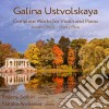 Galina Ustvolskaya - Complete Works For Violin And Piano cd
