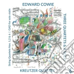 Edward Cowie - Three Quartets & A Solo cd