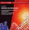 Giuseppe Verdi - Messa Da Requiem (Sacd) cd