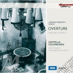 Johann Friedrich Fasch - Overture, Sinfonie E Concerti cd musicale di FASCH JOHANN FRIEDRI
