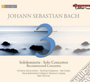 Johann Sebastian Bach - Concerto Per Organo In Re Minore, Concerto Per Violino In Sol Minore (3 Cd) cd musicale di Bach johann sebasti