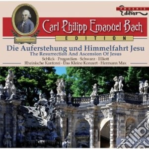 Carl Philipp Emanuel Bach - The Resurrection And Ascension Of Jesus (2 Cd) cd musicale di Bach carl philipp e