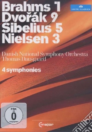 (Music Dvd) Brahms 1 / Antonin Dvorak 9 / Sibelius 5 / Nielsen 3: 4 Symphonies cd musicale