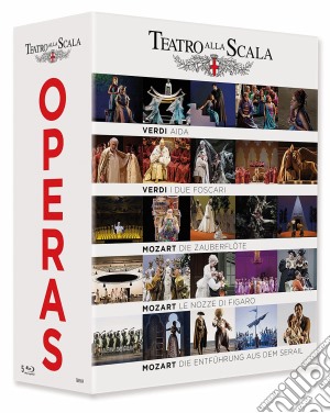 Domingo/Damrau/Schultz/Mehta/+ - Teatro Alla Scala Opera Box (5 Blu-Ray) cd musicale