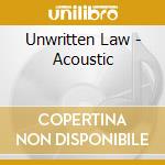 Unwritten Law - Acoustic cd musicale di Unwritten Law