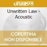 Unwritten Law - Acoustic cd