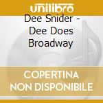 Dee Snider - Dee Does Broadway cd
