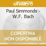 Paul Simmonds - W.F. Bach cd