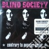 Blind Society - Contrary To Popular Belief cd