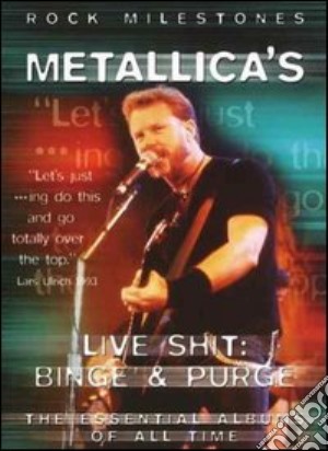 (Music Dvd) Metallica - Live Shit - Binge And Purge cd musicale
