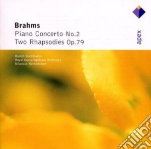 Johannes Brahms - Piano Concerto No.2, Two Rhapsodies Op. 79 cd musicale di Brahms\harnoncourt -