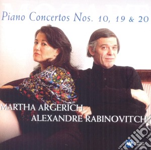 Wolfgang Amadeus Mozart - Piano Concertos Nos 10, 19 & 20 cd musicale di Martha Argerich