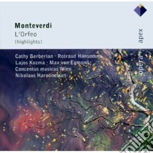 Apex opera: l'orfeo (selezione) cd musicale di Monteverdi\harnoncou