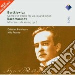 Bortkiewicz - Rachmaninov - Persinaru - Franke - Apex: Violin Sonata Op.26- Suite Op. 63 - 3 Pezzi