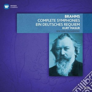 Johannes Brahms - Complete Symphonies & Overtures (5 Cd) cd musicale di Kurt masur & new yor