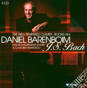 Johann Sebastian Bach - The Well-Tempered Clavier I & II (5 Cd) cd musicale di Danie Bach\barenboim