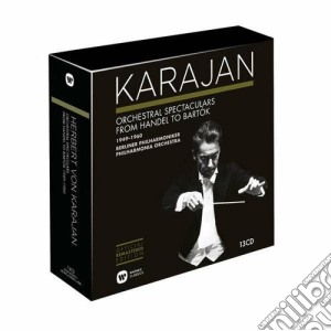 Herbert Von Karajan / Berliner Philharmoniker - Karajan: Orchestral Spectaculars: Handel To Bartok 1949-1960 (13 Cd) cd musicale di Handel - bartok et a
