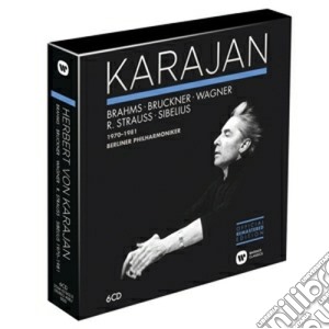 Herbert Von Karajan: German & Austrian Recordings '70-'81 (6 Cd) cd musicale di Brahms-bruckner-wagn